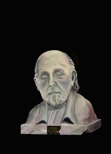 AUTORRETRATO-Óleo sobre DM 4 mm. 65x50 cms.