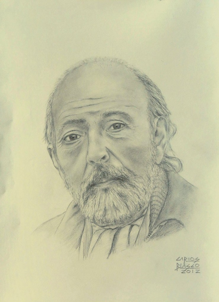 CARLOS-Grafito sobre papel-42x29 cms.