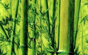 Detalle. BOSQUE DE BAMBÚ - Técnica mixta acrílico en 3D, 29x39,5 cms. sobre DM de 6 mm. - copia