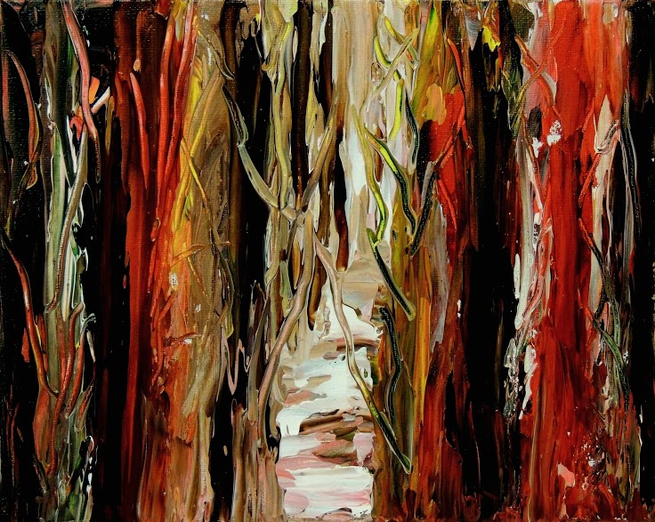 KISS ME TWICE-EPMR-55-Acrílico a espátula sobre lienzo-20x25x3,5 cms.