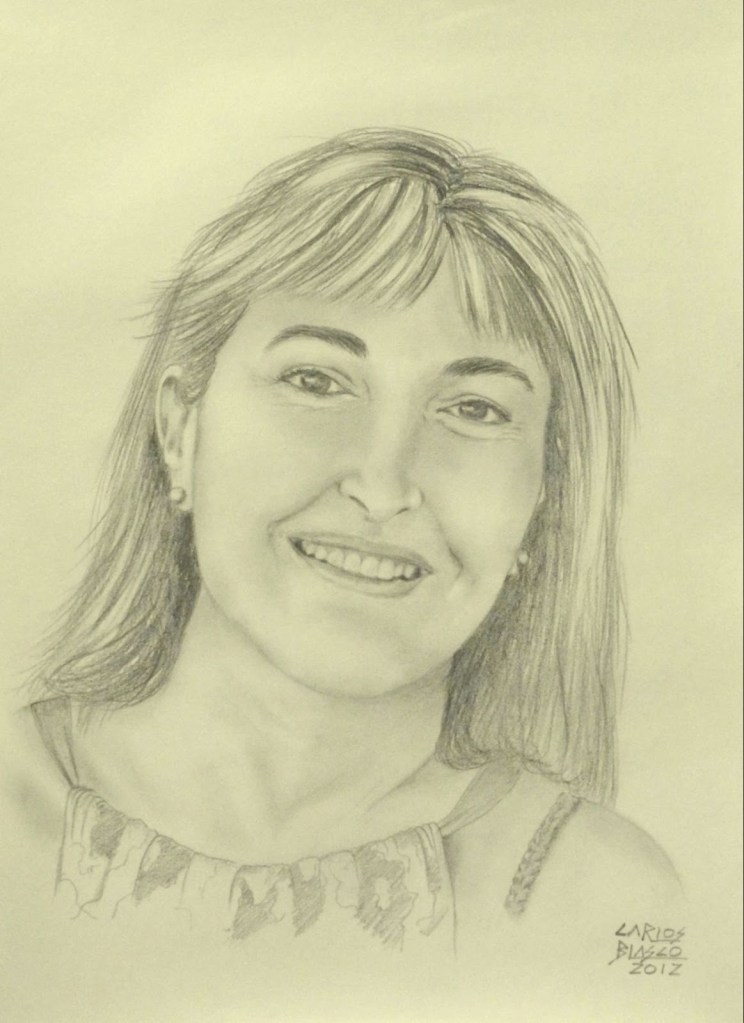 Mª JOSÉ-Grafito sobre papel-42x29 cms.