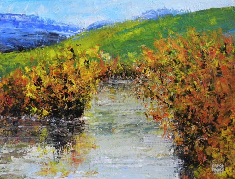 OTOÑO-Acrílico a espátula sobre lienzo-50x65 cms.
