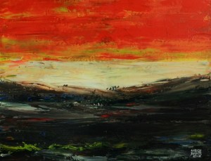 PRINCIPLES OF LUST-EPMR 30 -Acrílico a espátula sobre DM 3mm. 50x65 cms.