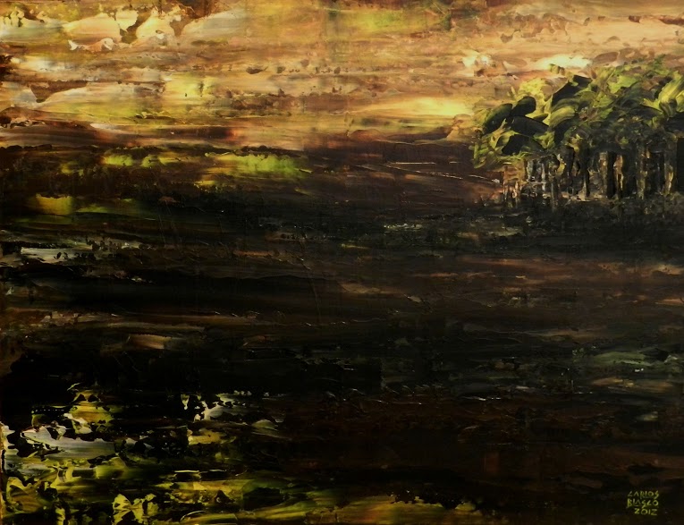 RETURN TO INNOCENCE-EPMR 31 -Acrílico a espátula sobre DM 3 mm.-50x65 cms.