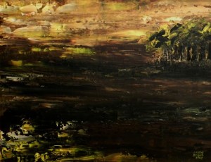 RETURN TO INNOCENCE-EPMR 31 -Acrílico a espátula sobre DM 3 mm.-50x65 cms.