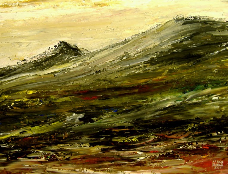 SILENT WARRIOR-EPMR 40-Acrílico a espátula sobre DM 3 mm-50x65 cms.