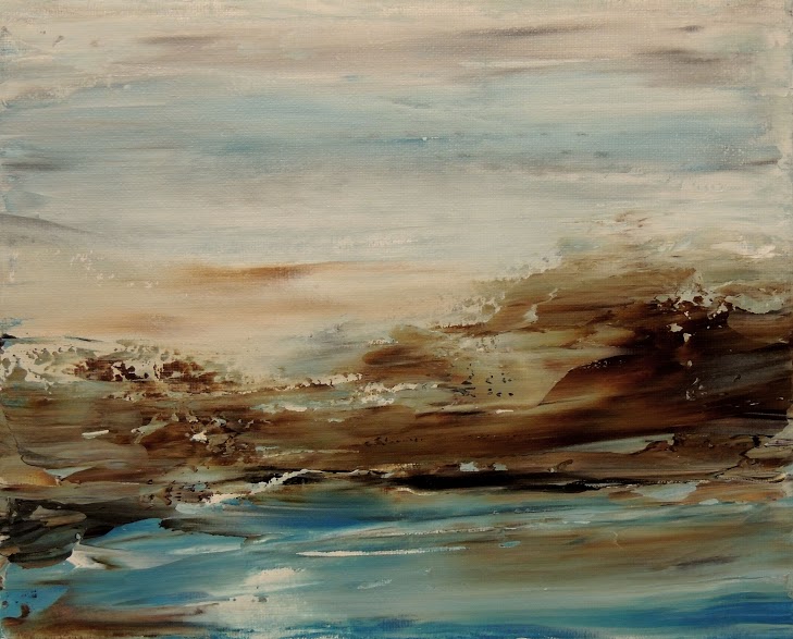 STIR IT UP-EPMR 52-Acrílico a espátula sobre lienzo-20x25x3,5 cms.